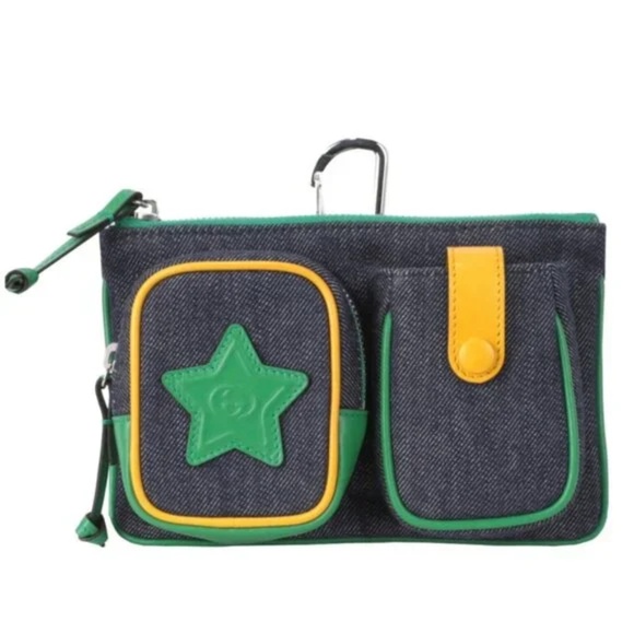 Gucci Denim Fanny Pack Kids' Marine Blue NWT - Picture 1 of 2